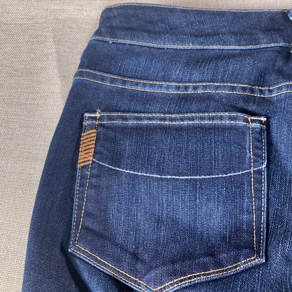 Paige Premium Denim Rising Glen Dark Wash Flare Jeans Size 31 Made in USA - Picture 13 of 14